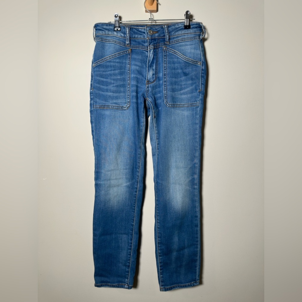 Anthropologie Pilcro and the Letterpress Slim Boyfriend Jeans Medium Wash